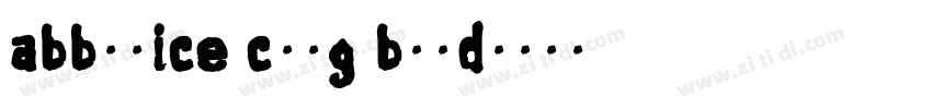 abbvoice cnsg bold字体转换